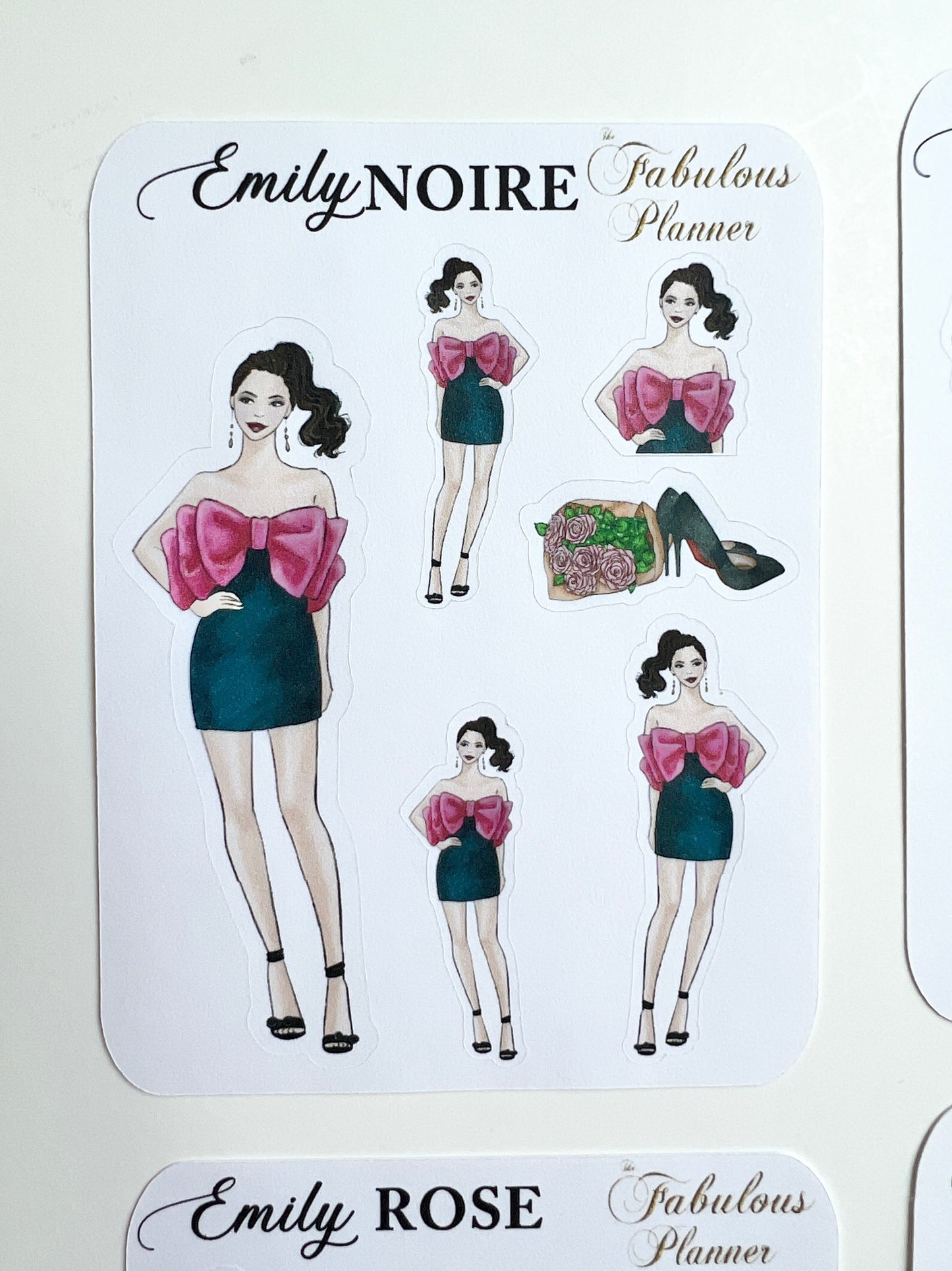 Emily In Paris Outfits Mini Sticker Kit