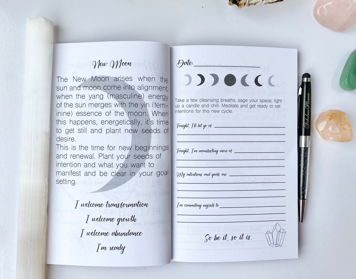 Moon Rituals & Manifestation Journal
