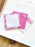 Set of 3 Sticky Notepads Post-It Notes from our February 2024 Planner Envy Subscription Box.