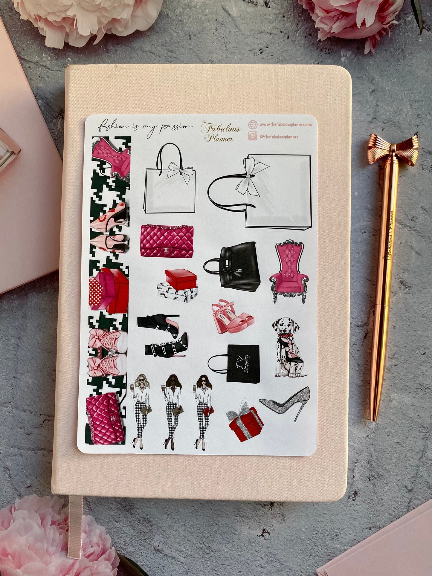 Fashion is my Passion Sticker Kit - 6 Sheets