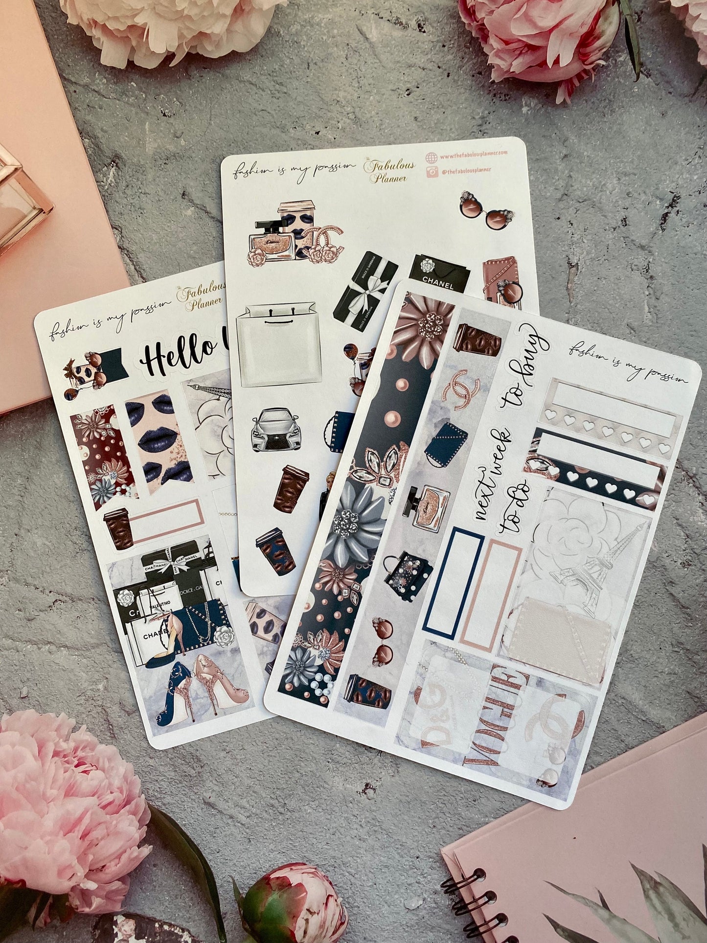 Fashion is my Passion Sticker Kit - 6 Sheets