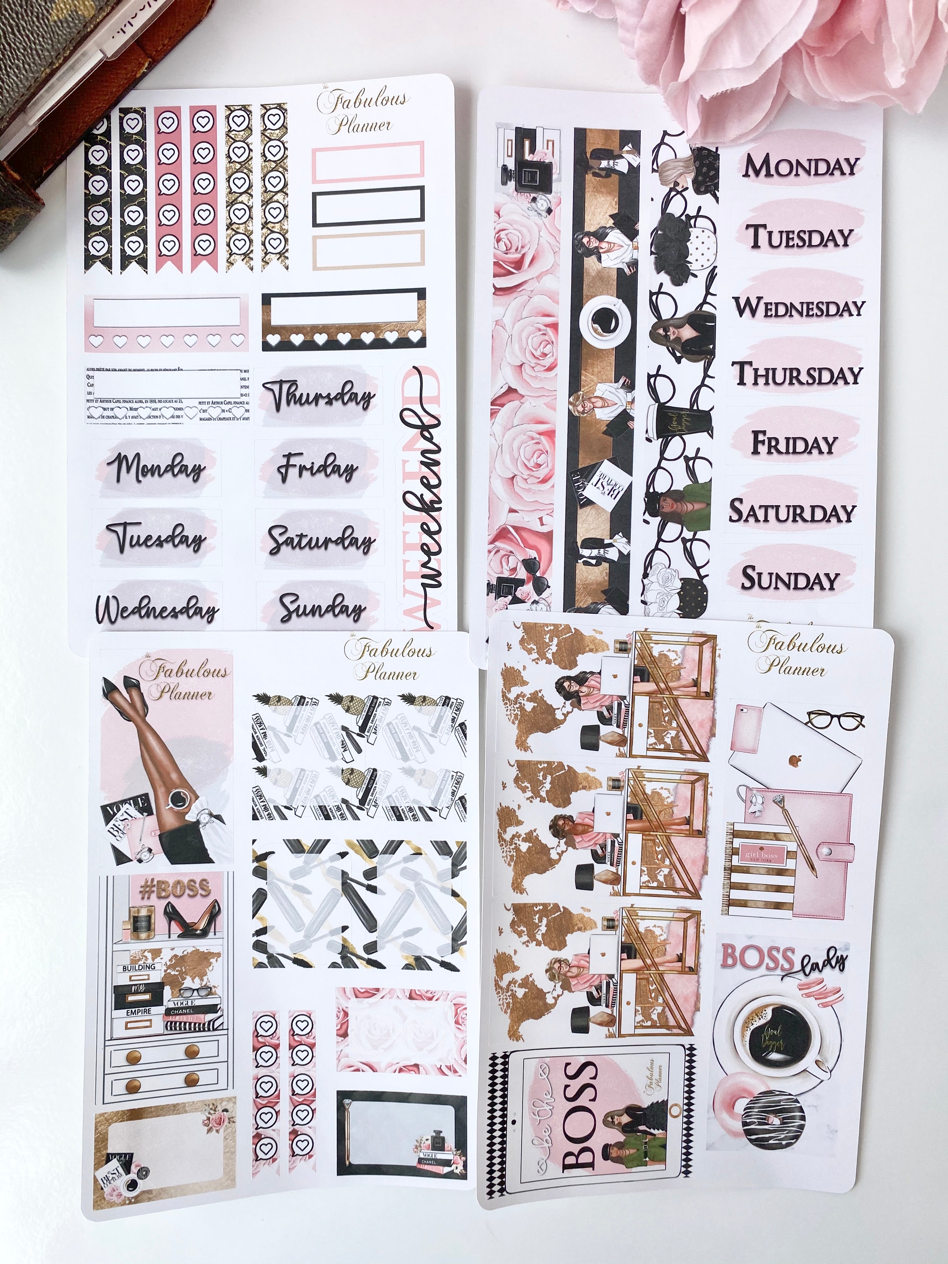 Girl Boss Stickers - 4 Sheets