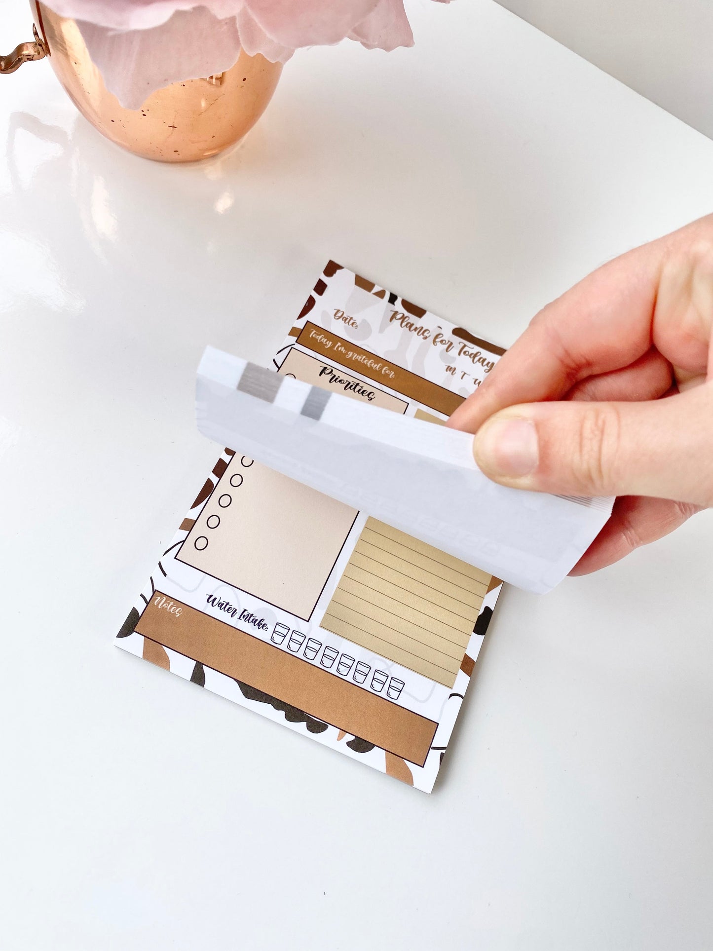 Daily Plans Minimalist Notepad Memo Sticky Notes