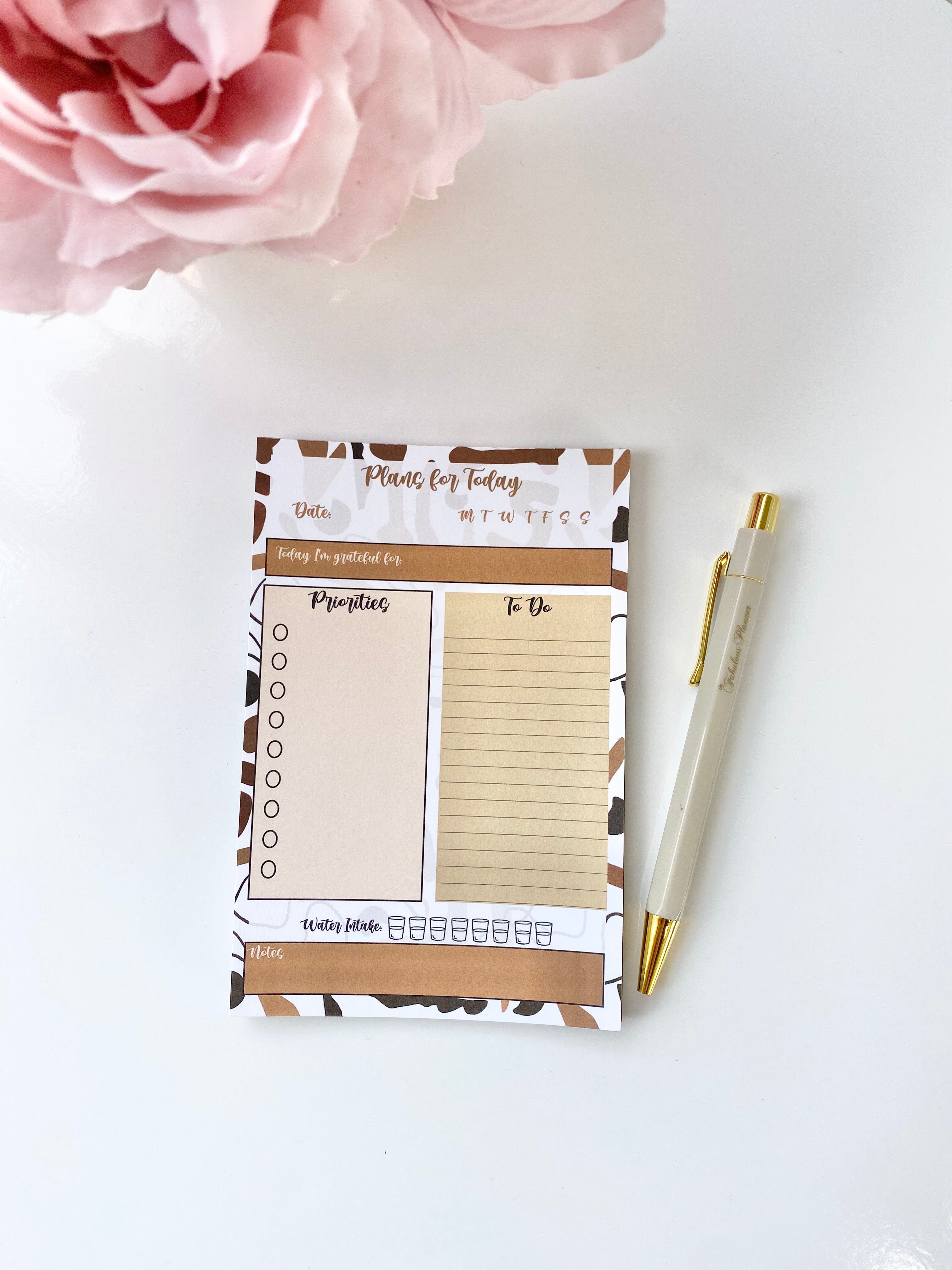 Daily Plans Minimalist Notepad Memo Sticky Notes
