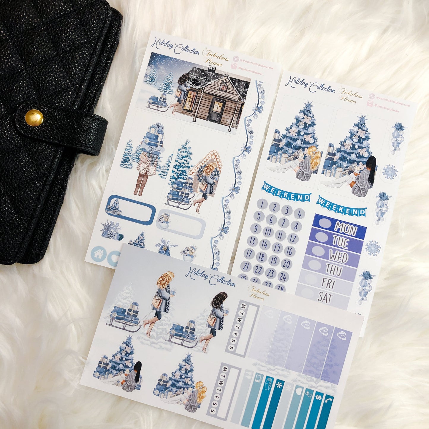 Holiday Magic Matte Stickers - 3 Sheets