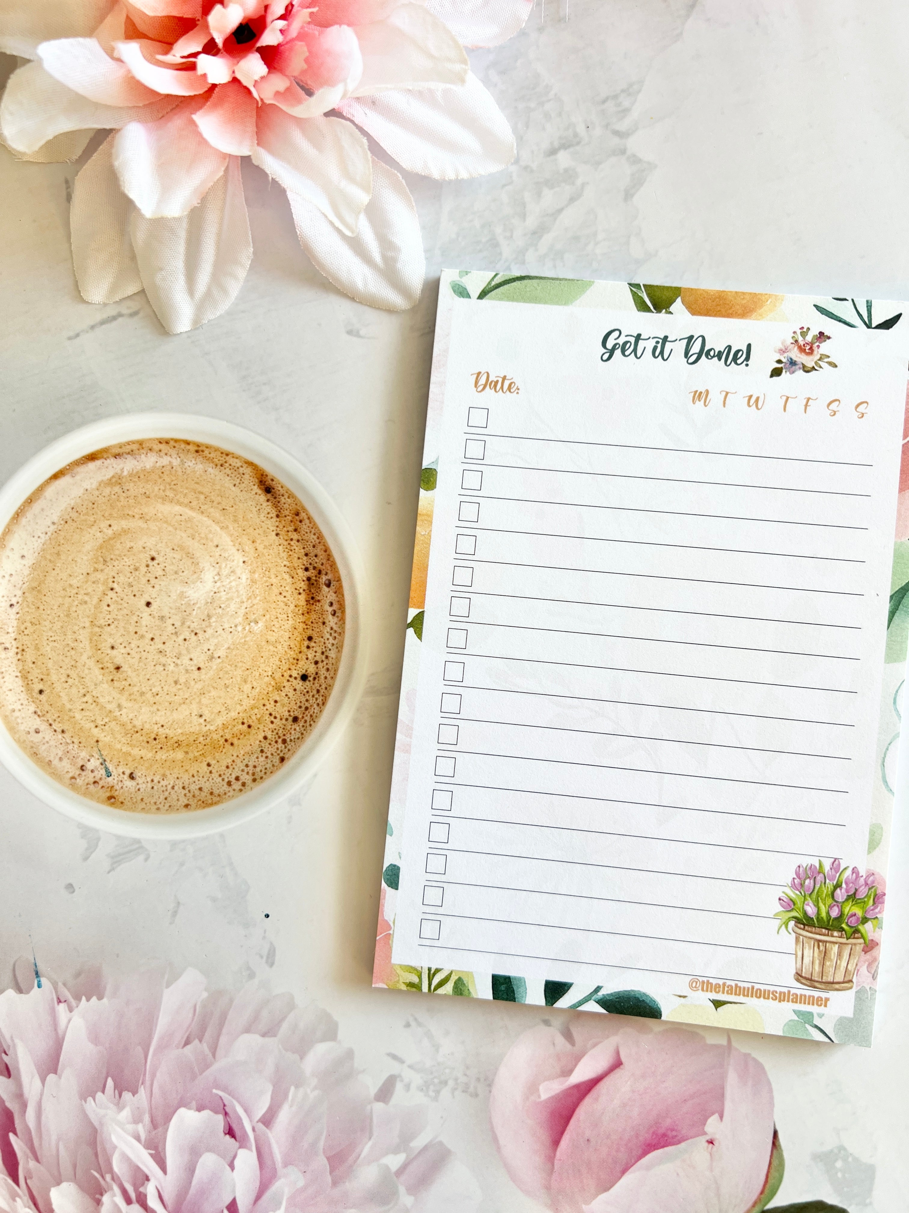 Get it done Checklist Notepad Memo Sticky Notes
