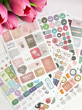 12 Sheets Functional Sticker Set for Planners