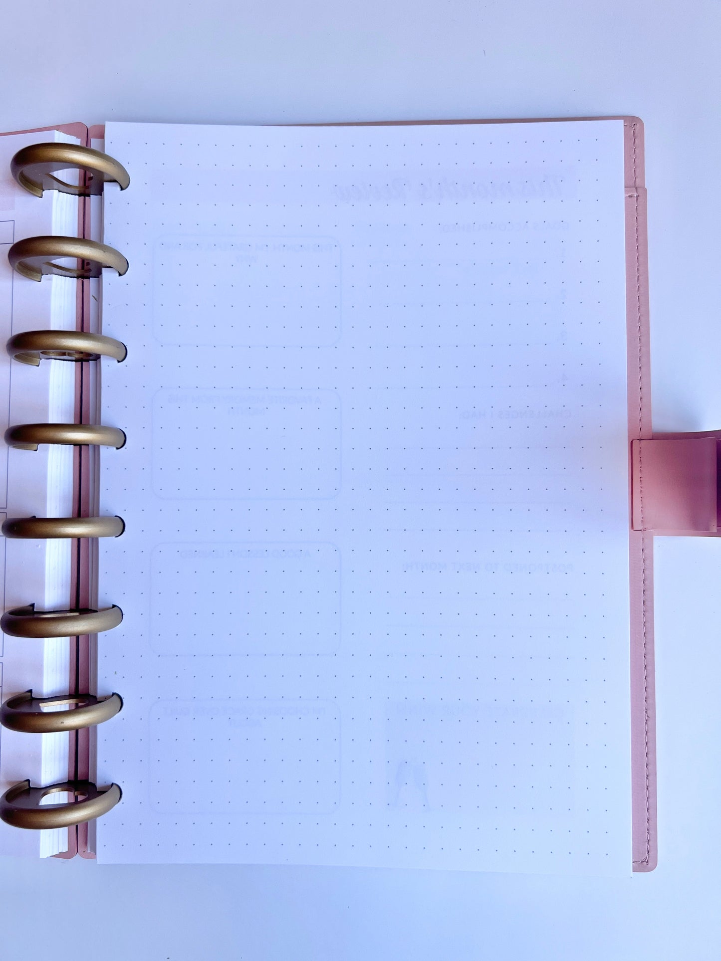 2026 Weekly and Monthly Discbound Planner - Laminated Cover