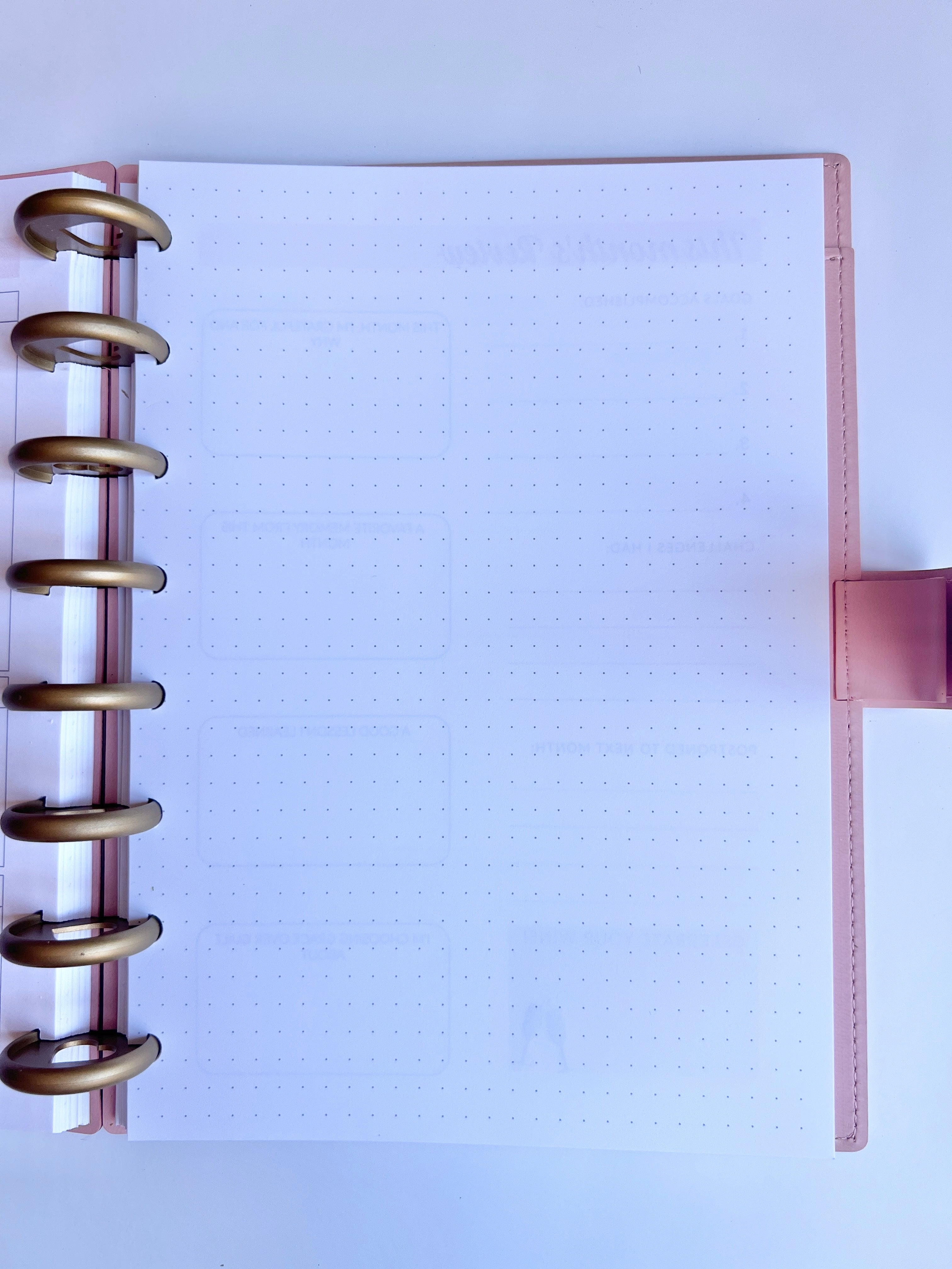 2026 Weekly and Monthly Discbound Planner - Laminated Cover