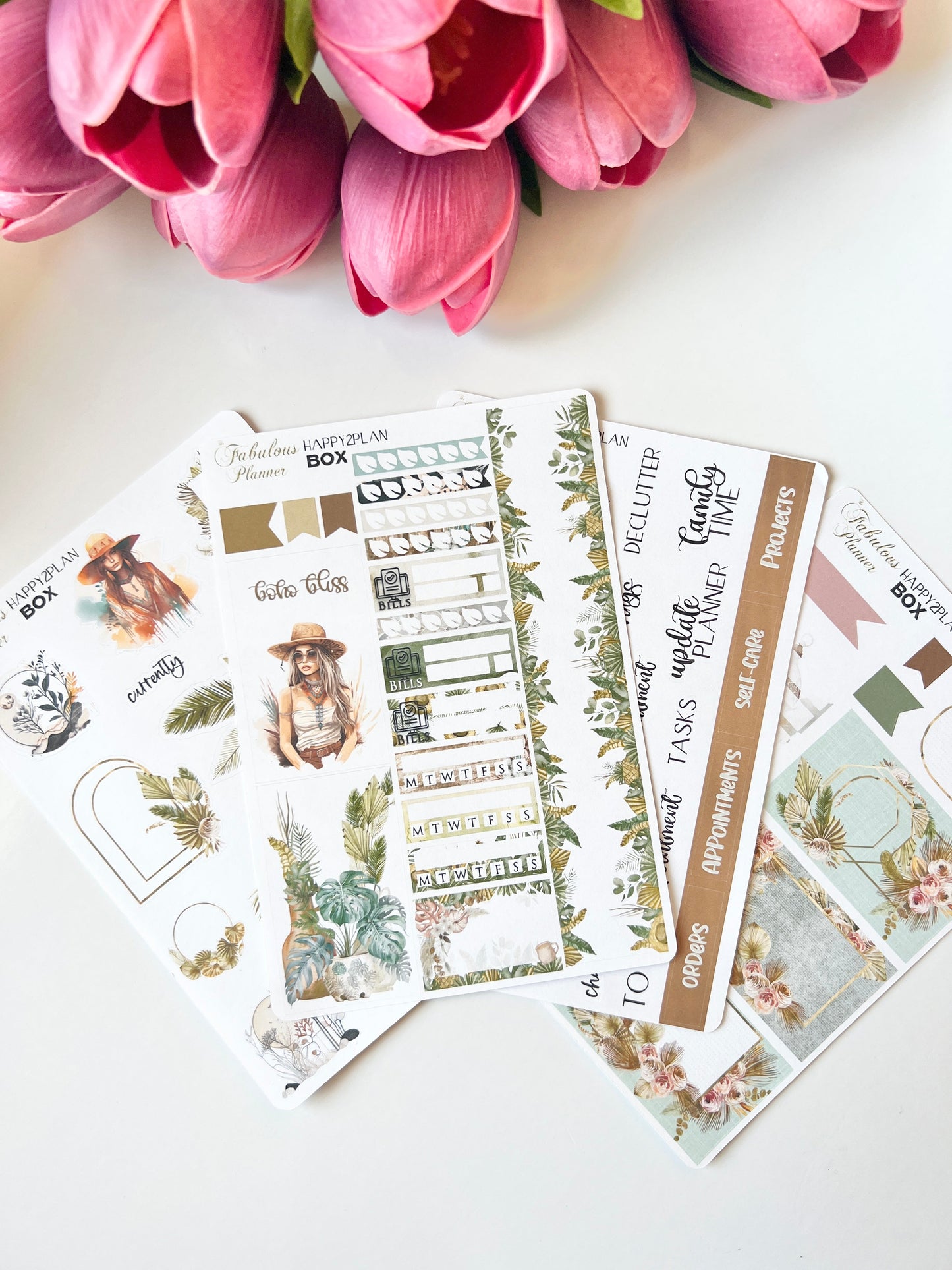 4 Sheets - Boho Chic Happy 2 Plan Collab