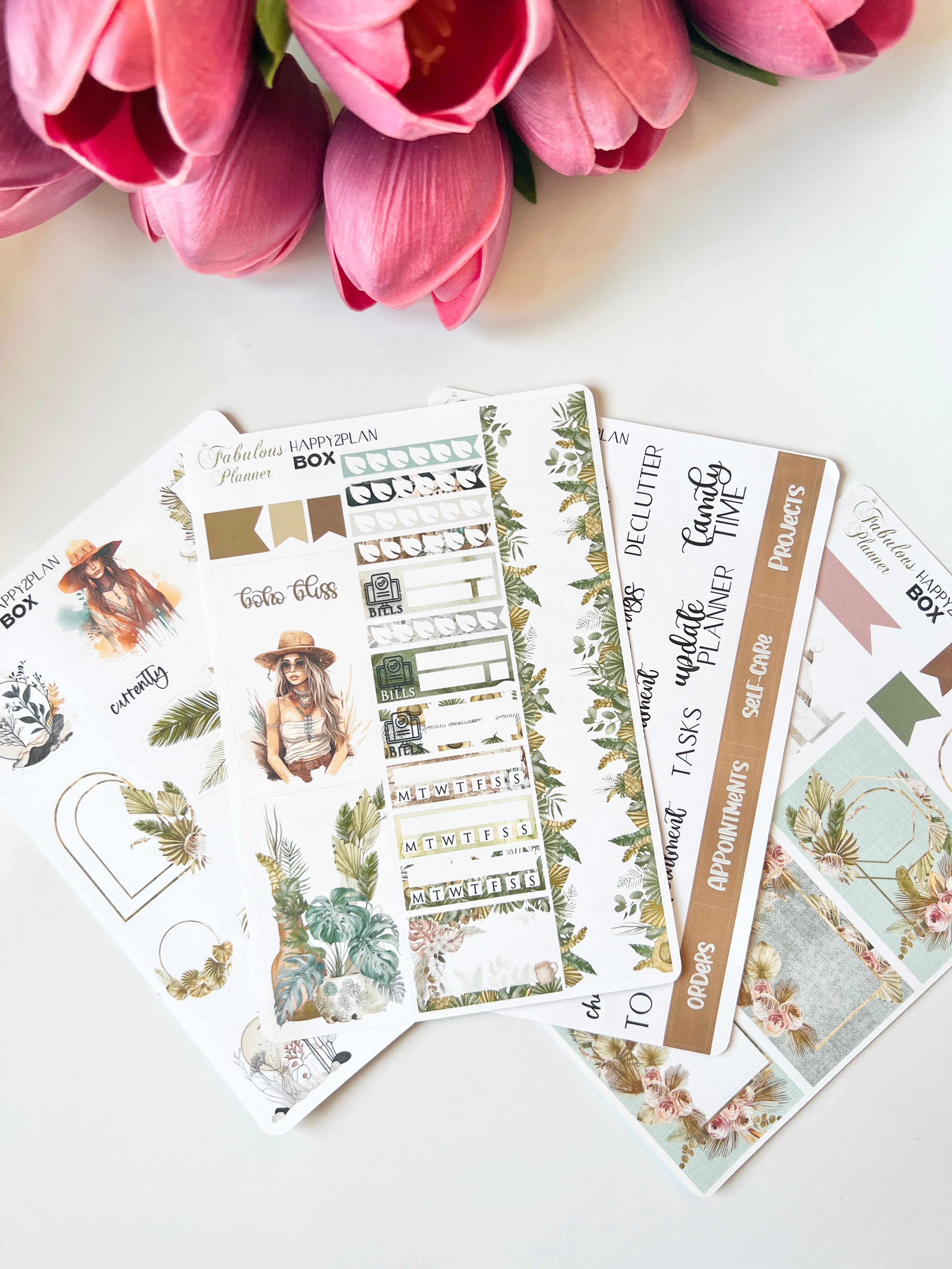 4 Sheets - Boho Chic Happy 2 Plan Collab
