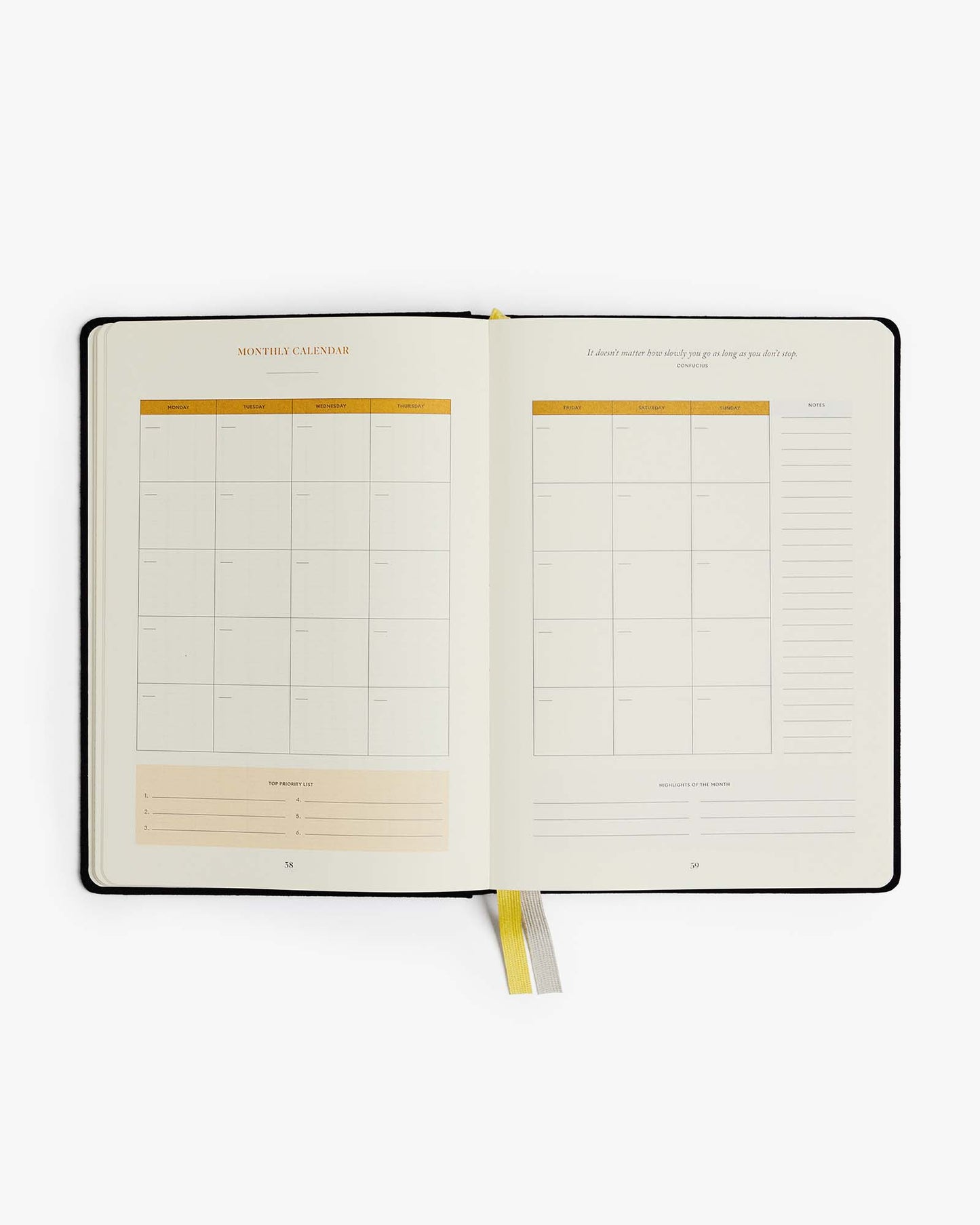 Productivity Planner - Black