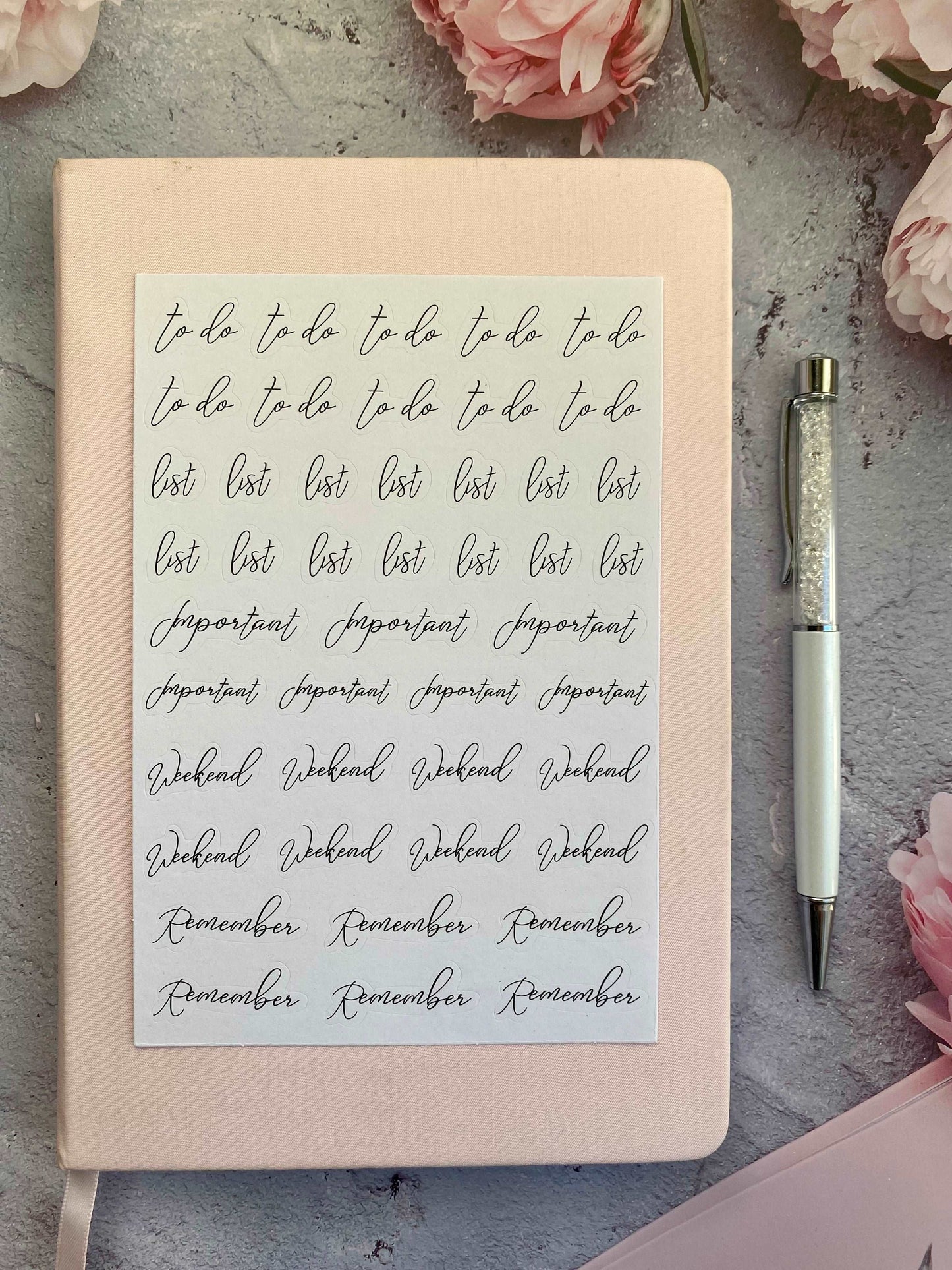 8 Sheets Functional Sticker Set for Planners