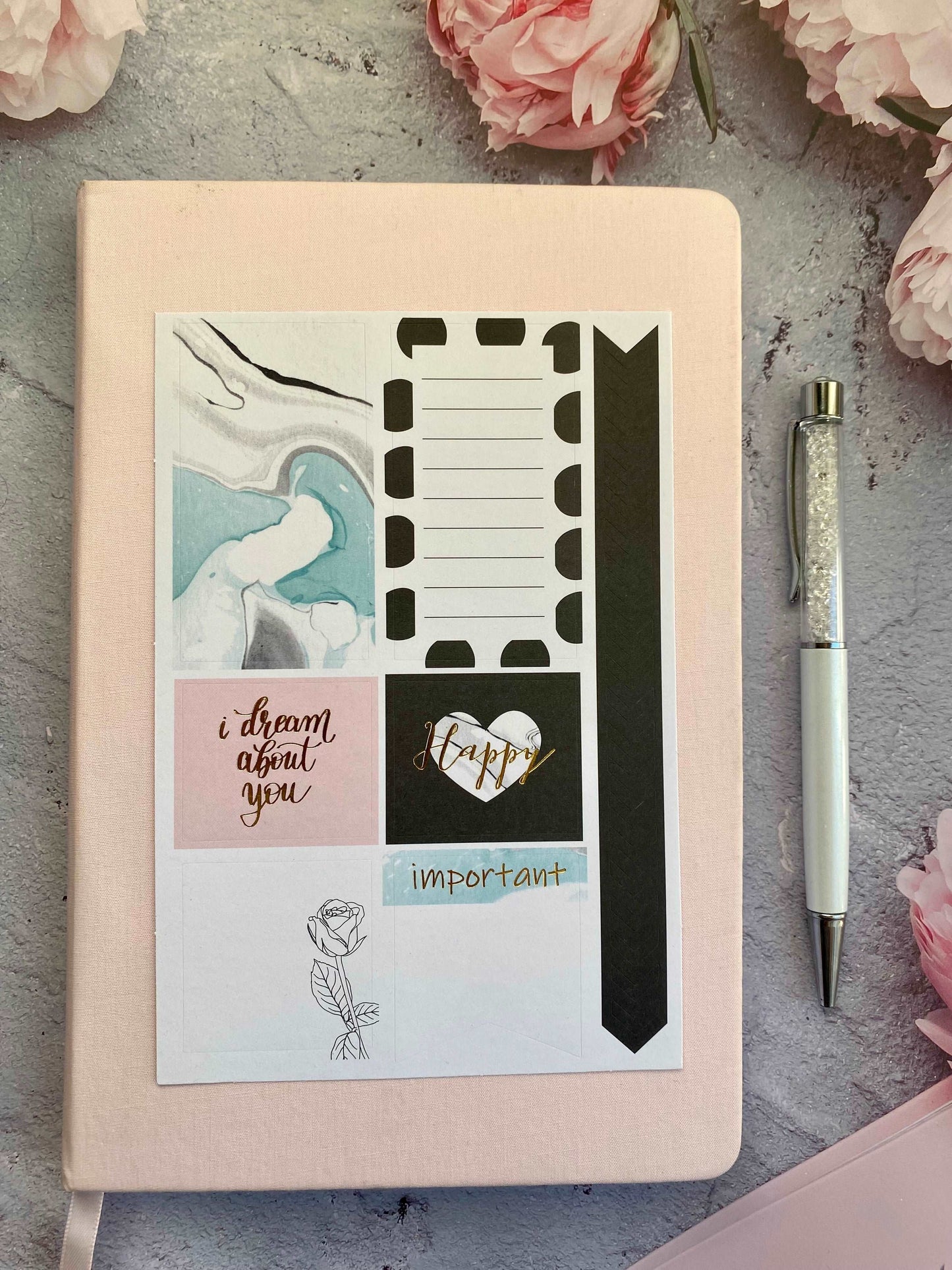 8 Sheets Functional Sticker Set for Planners