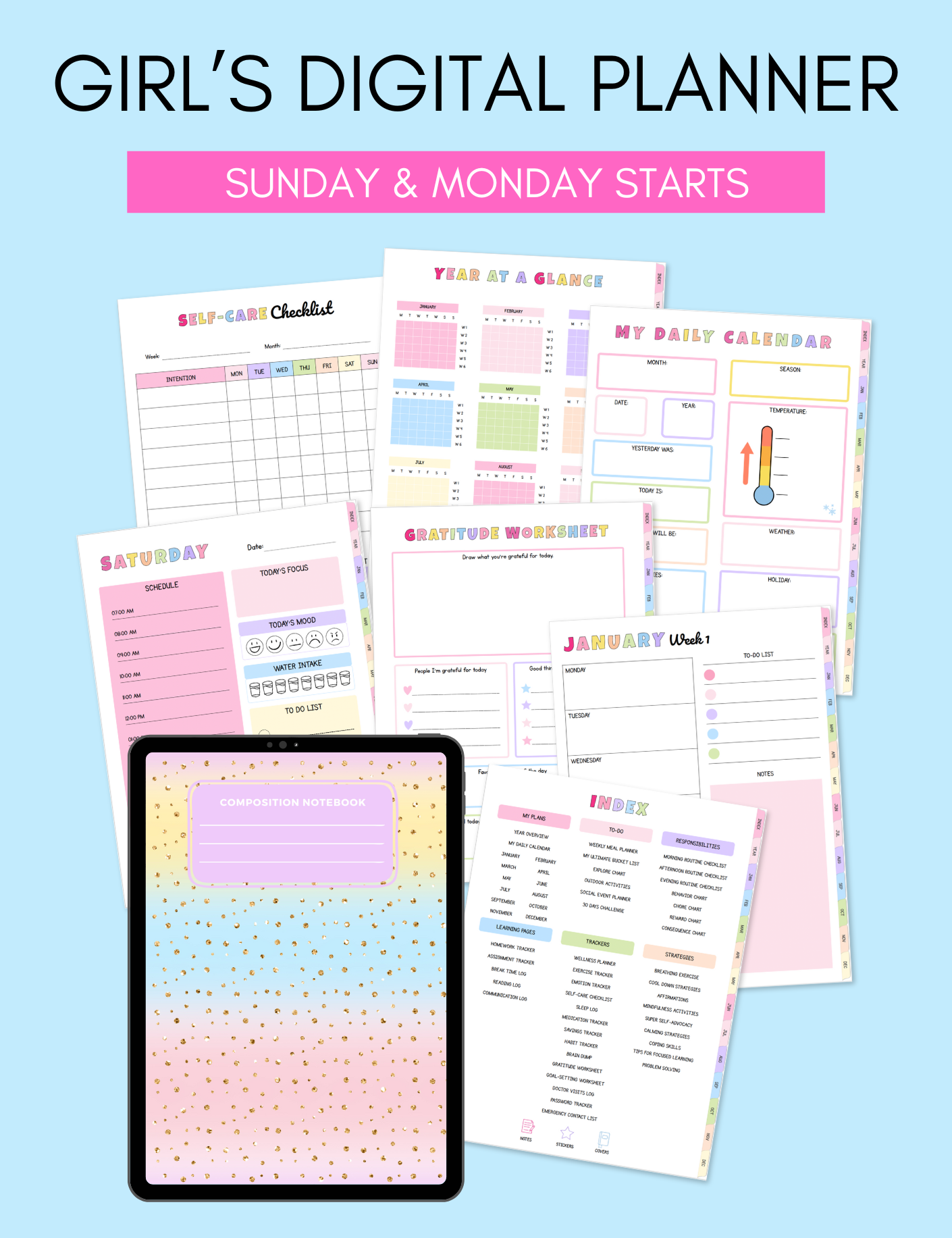 The Ultimate Kid's Digital Planner
