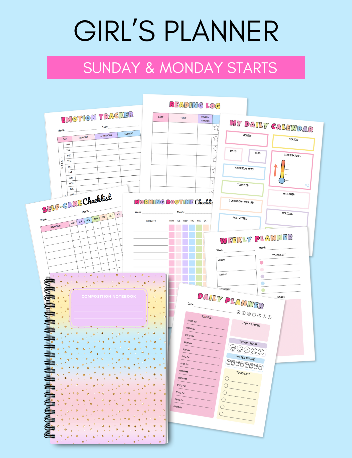 The Ultimate Kid's Printable Planner