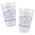 Mardi Gras Mambo Styrofoam Cups