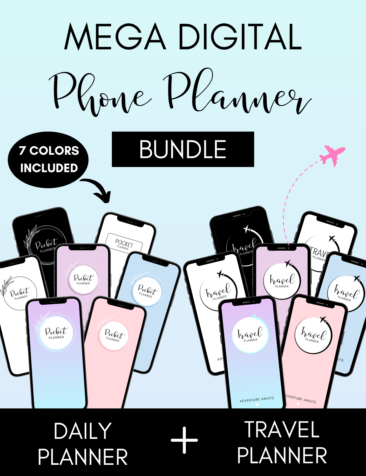 Mega Digital Phone Planner Bundle