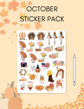October Sticker Pack