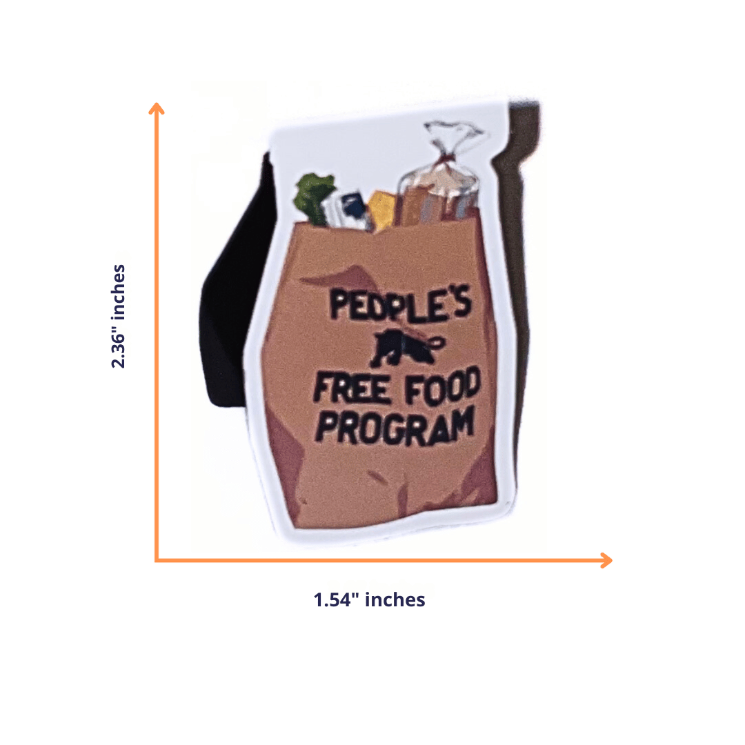 People's Free Food Bag Magnetic Page Marker