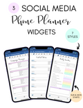 Digital Phone Planner Social Media Widgets