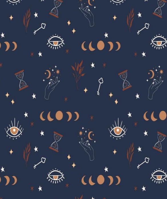 Mystic Moon Lined Journal