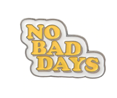 No Bad Vibes enamel pin