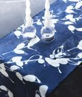 Porto Print in Indigo Runner