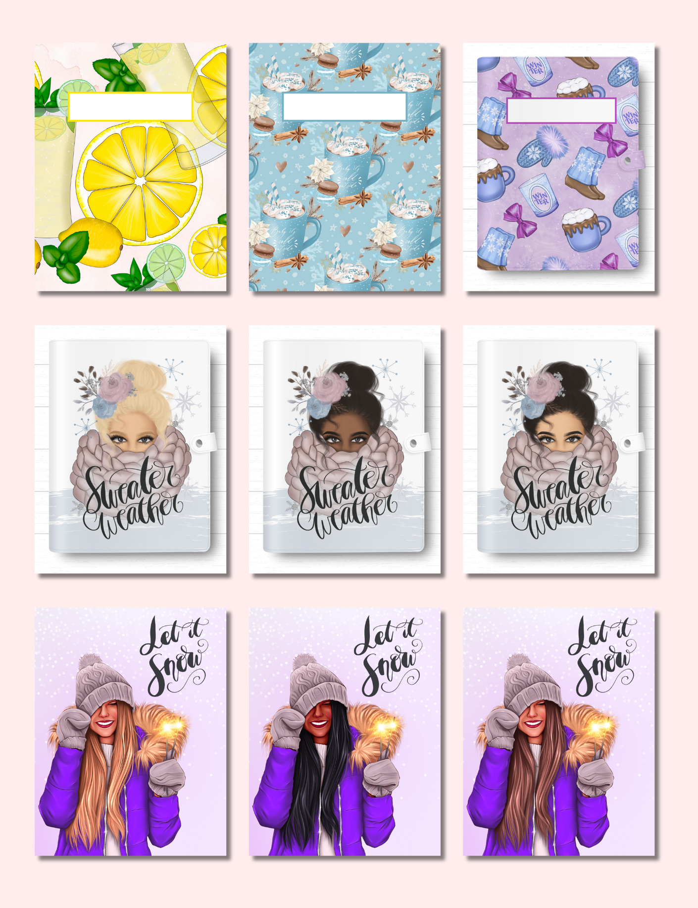 Seasonal Planner Covers