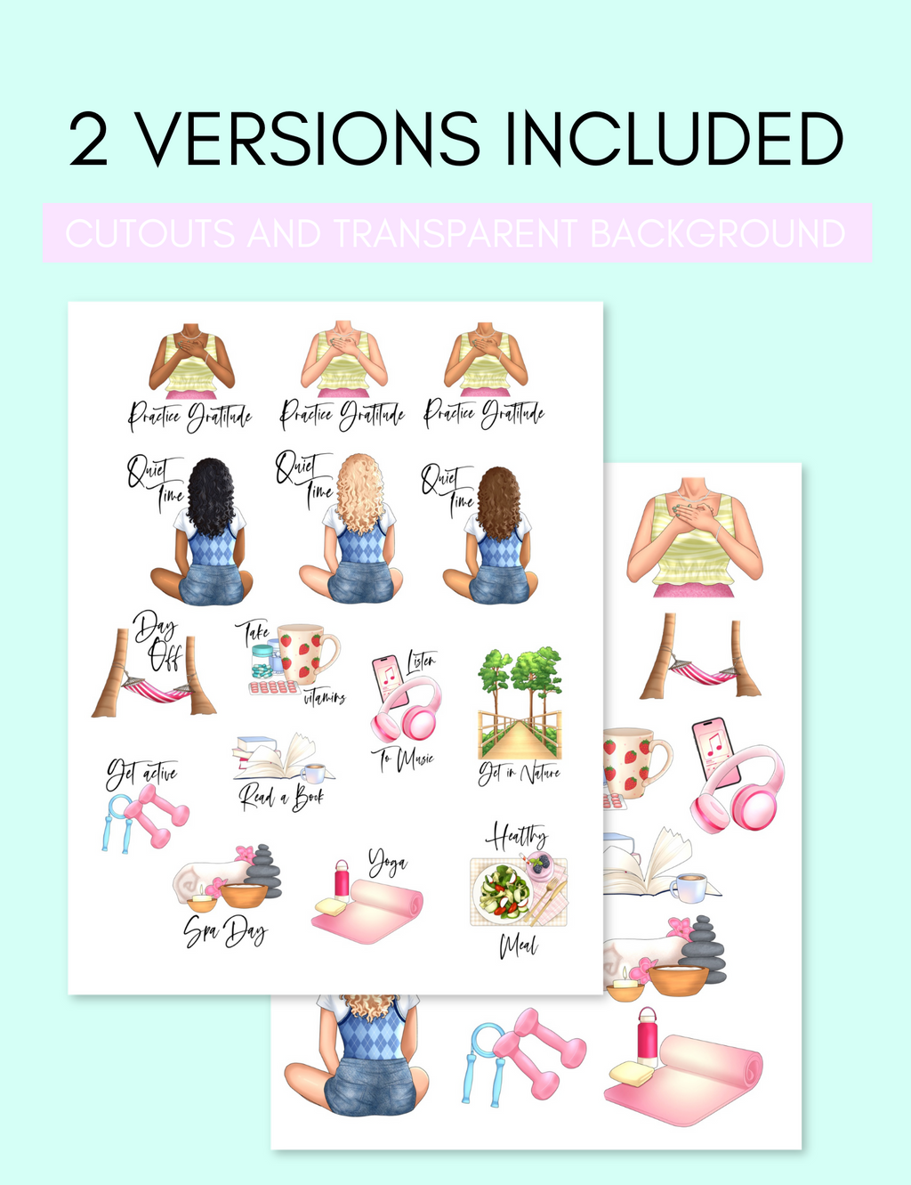 Self Care Stickers