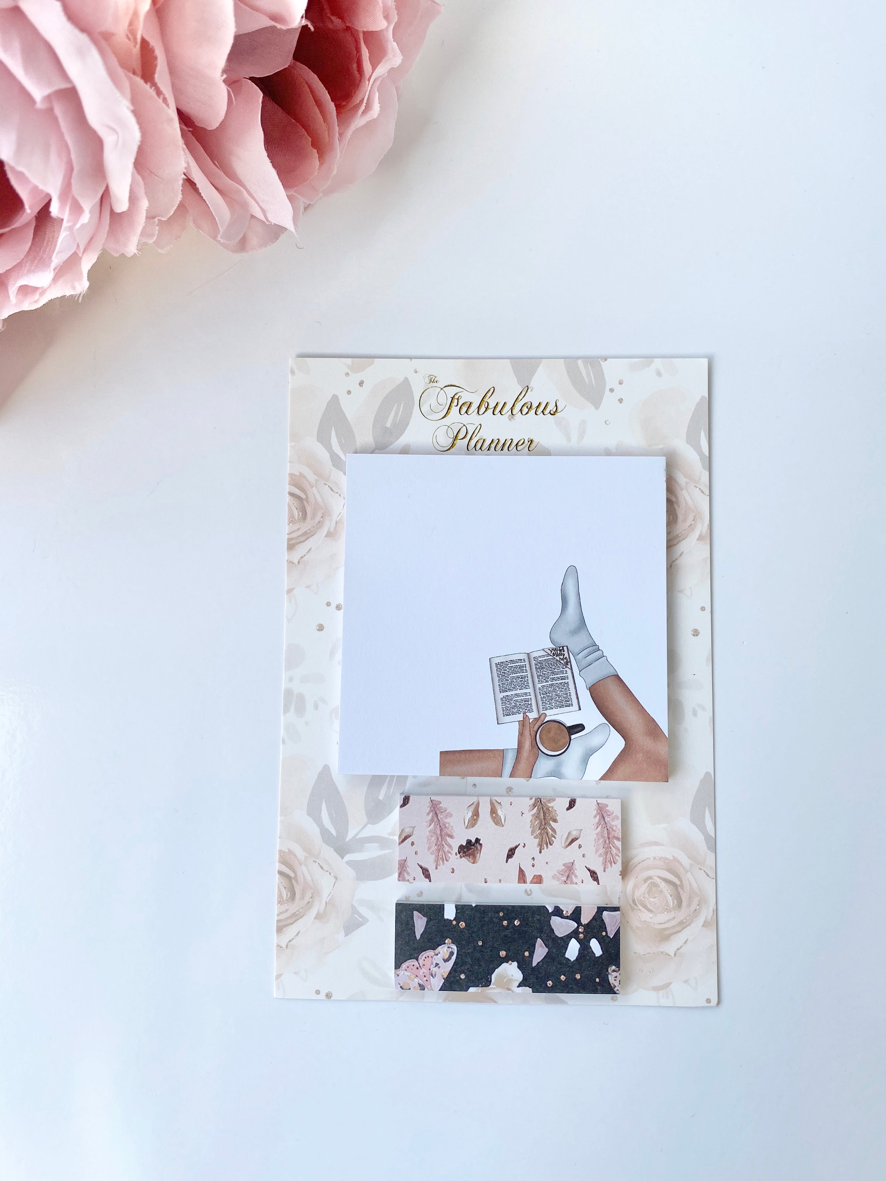 Book Club Sticky Notes Notepad – Paper & Pearl