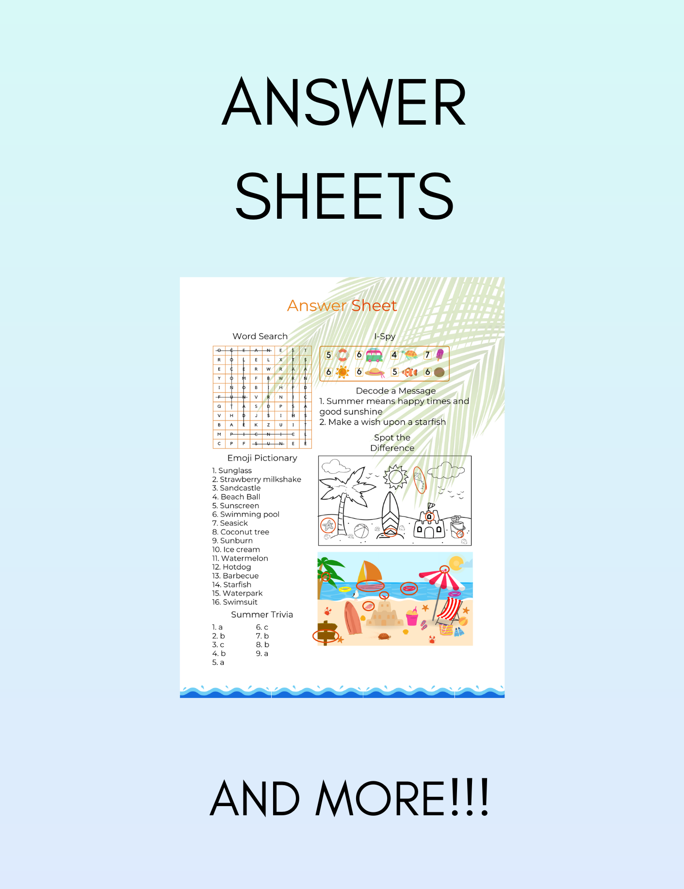 Summer Activity Pack for Kids!