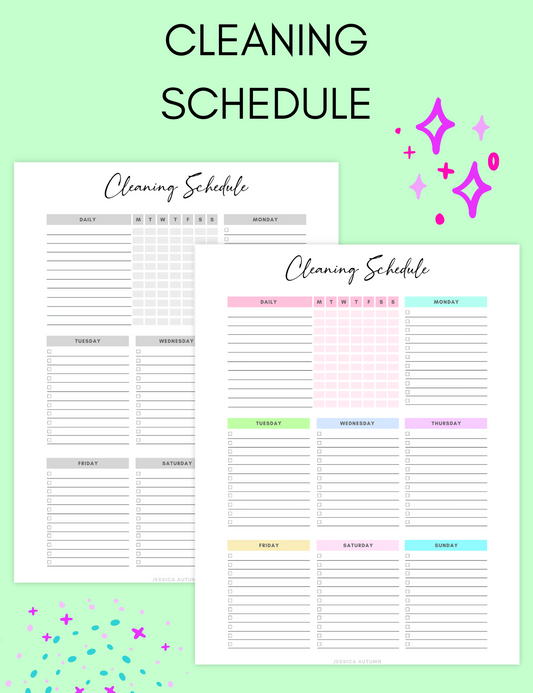 Cleaning Schedule