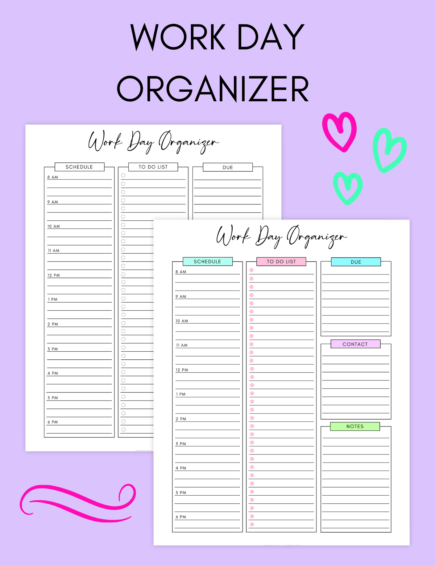 Work Day Organizer