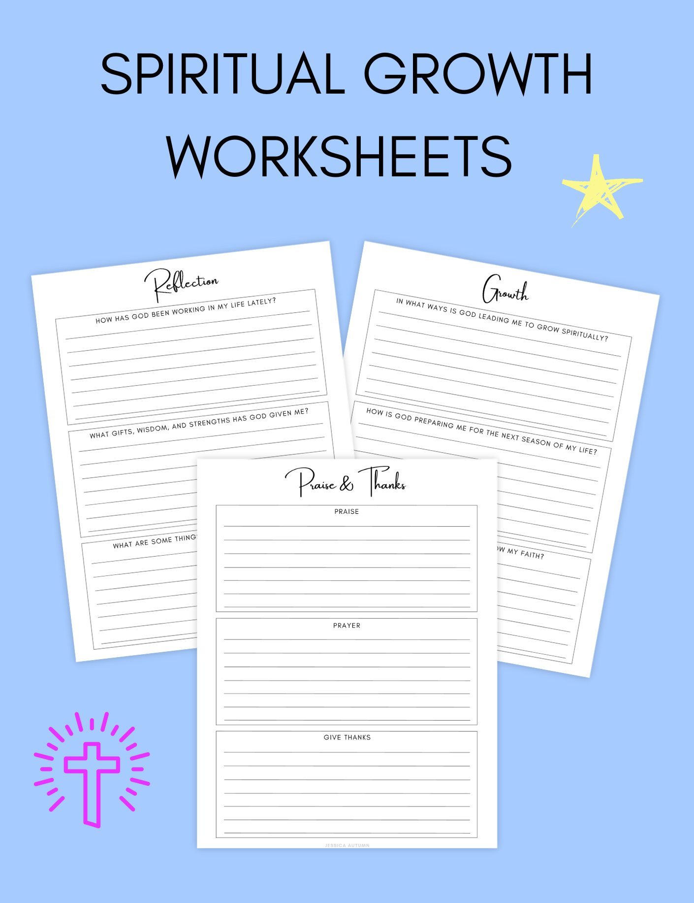 Spiritual Growth Worksheets