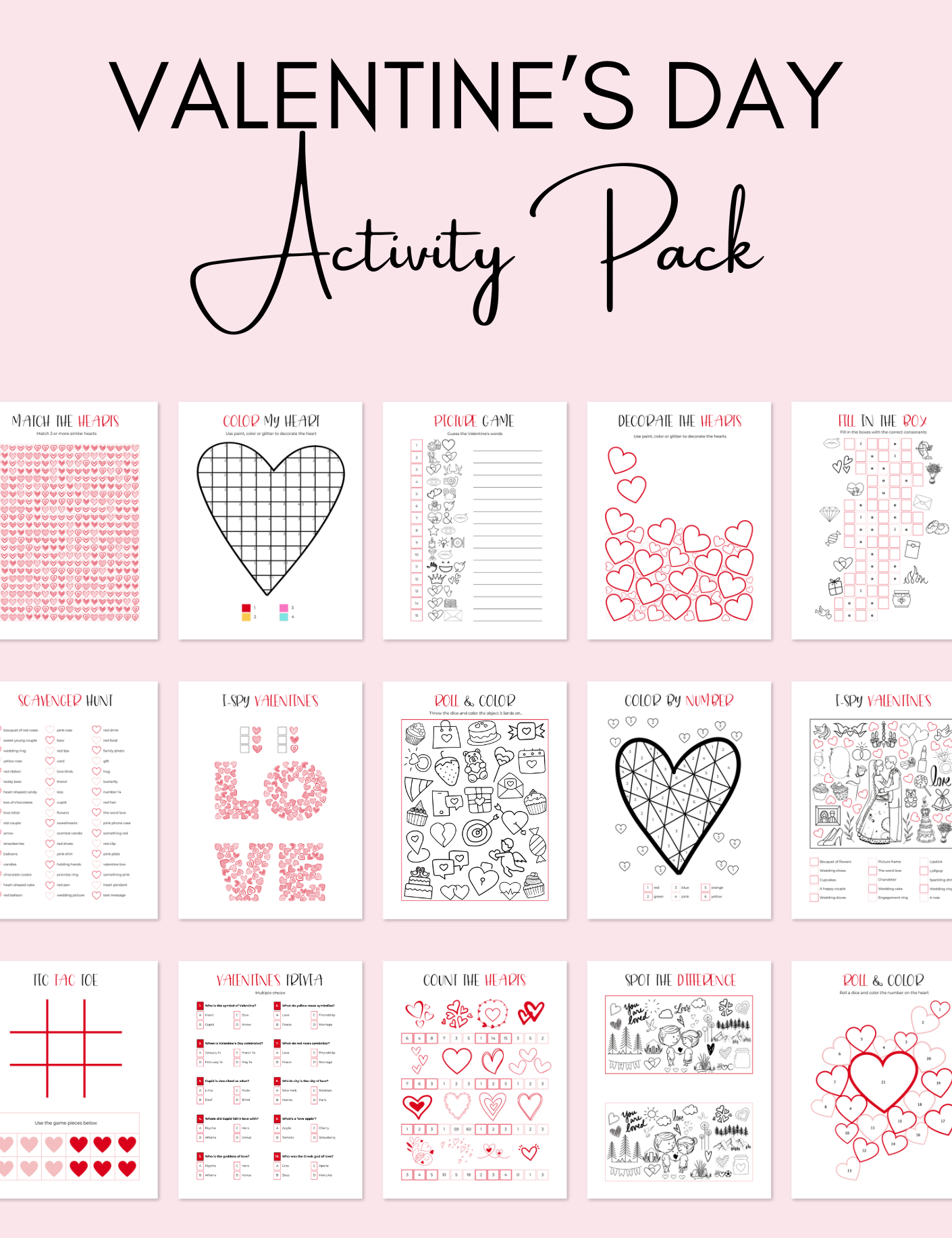 Valentine's Day Activity Pack