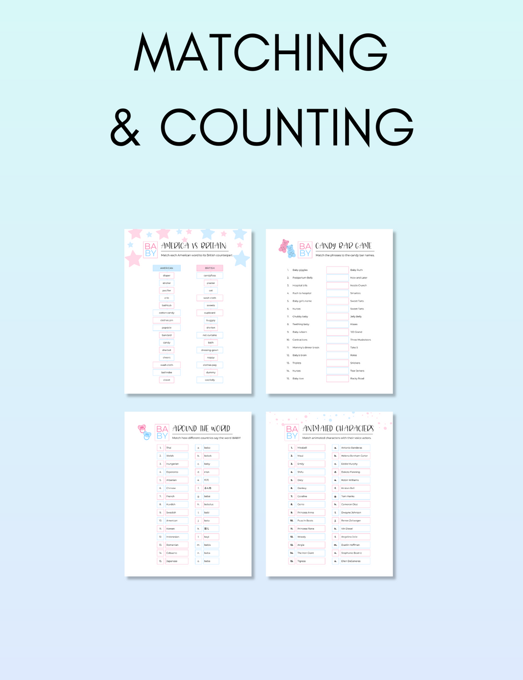 Baby Shower Games
