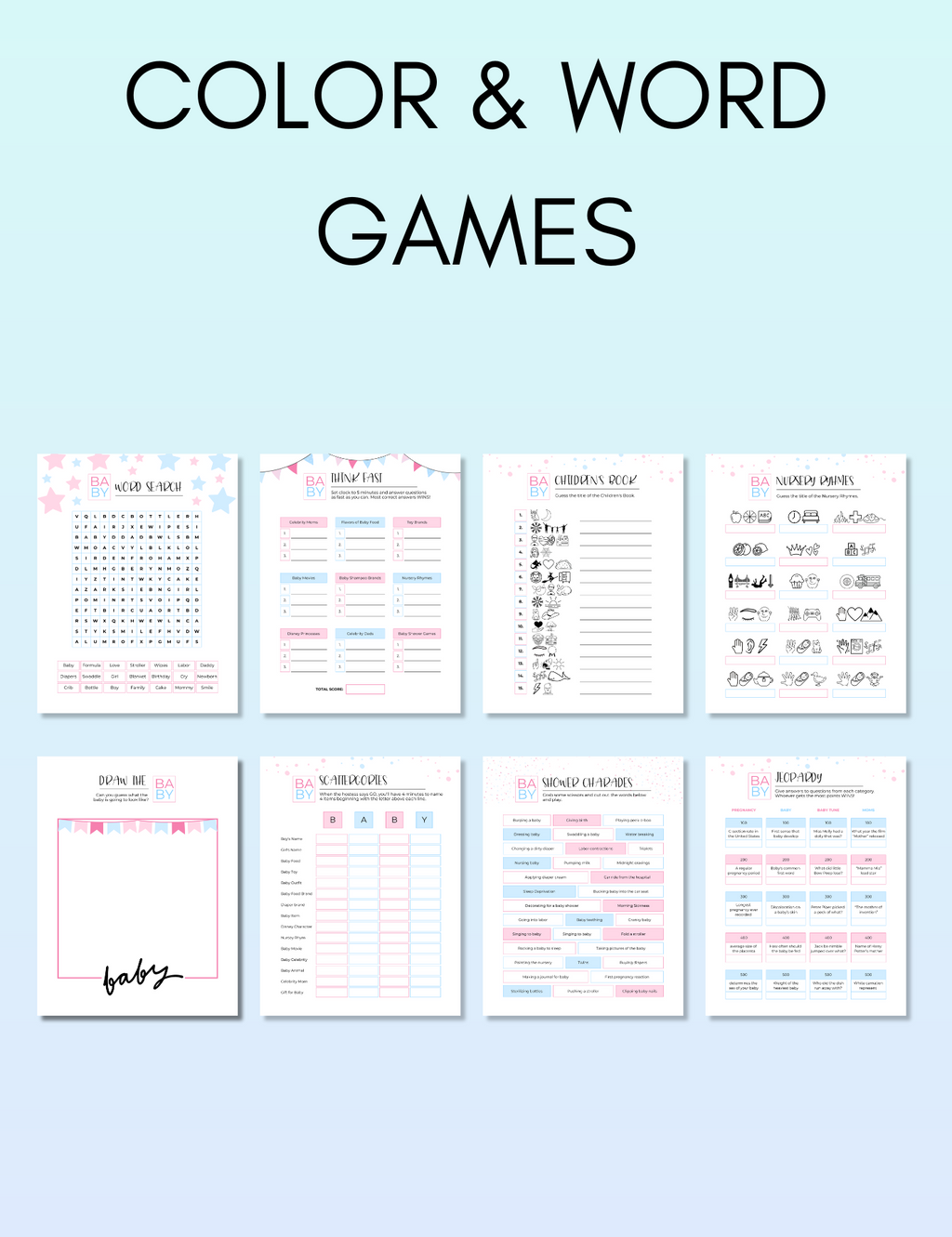 Baby Shower Games