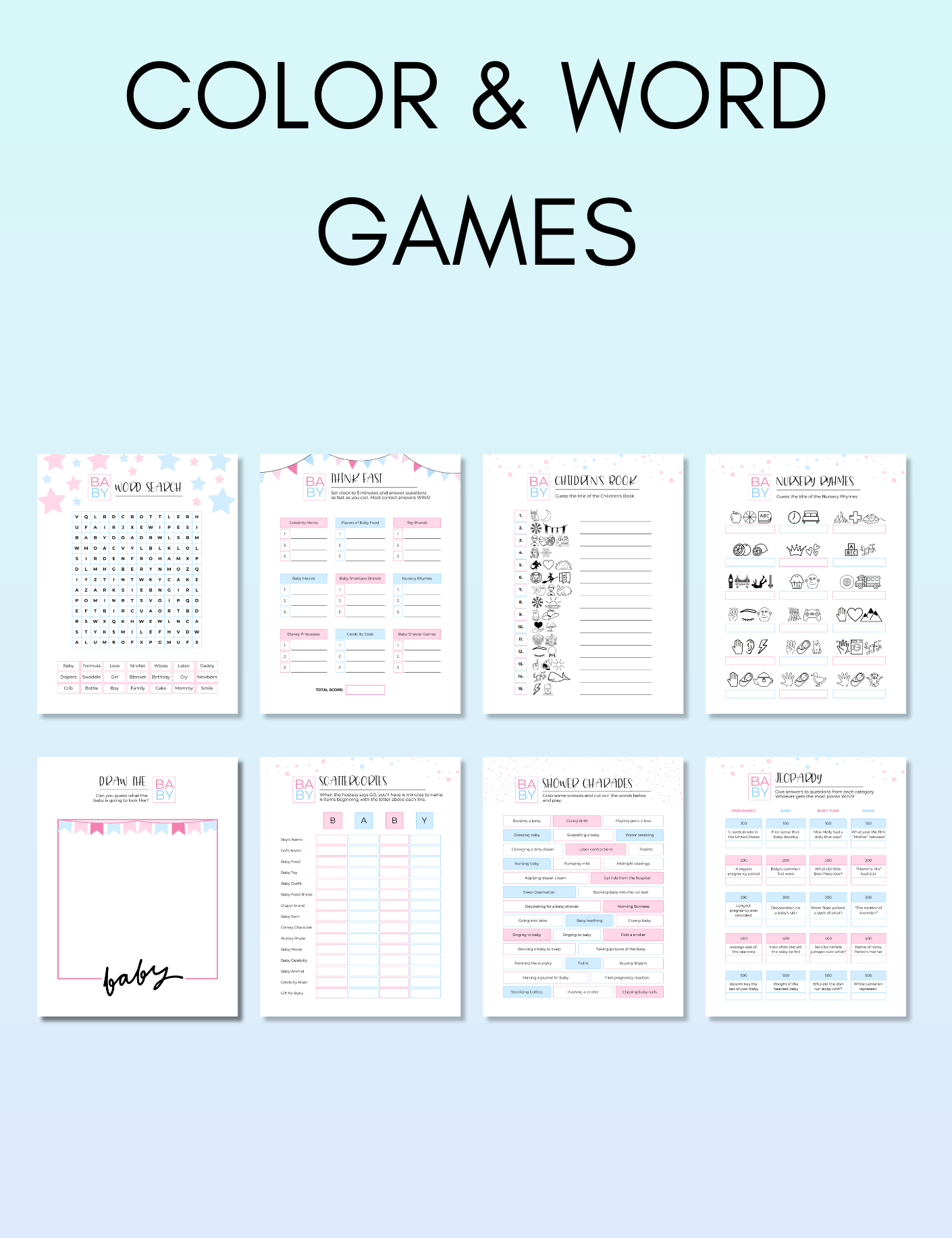 Baby Shower Games