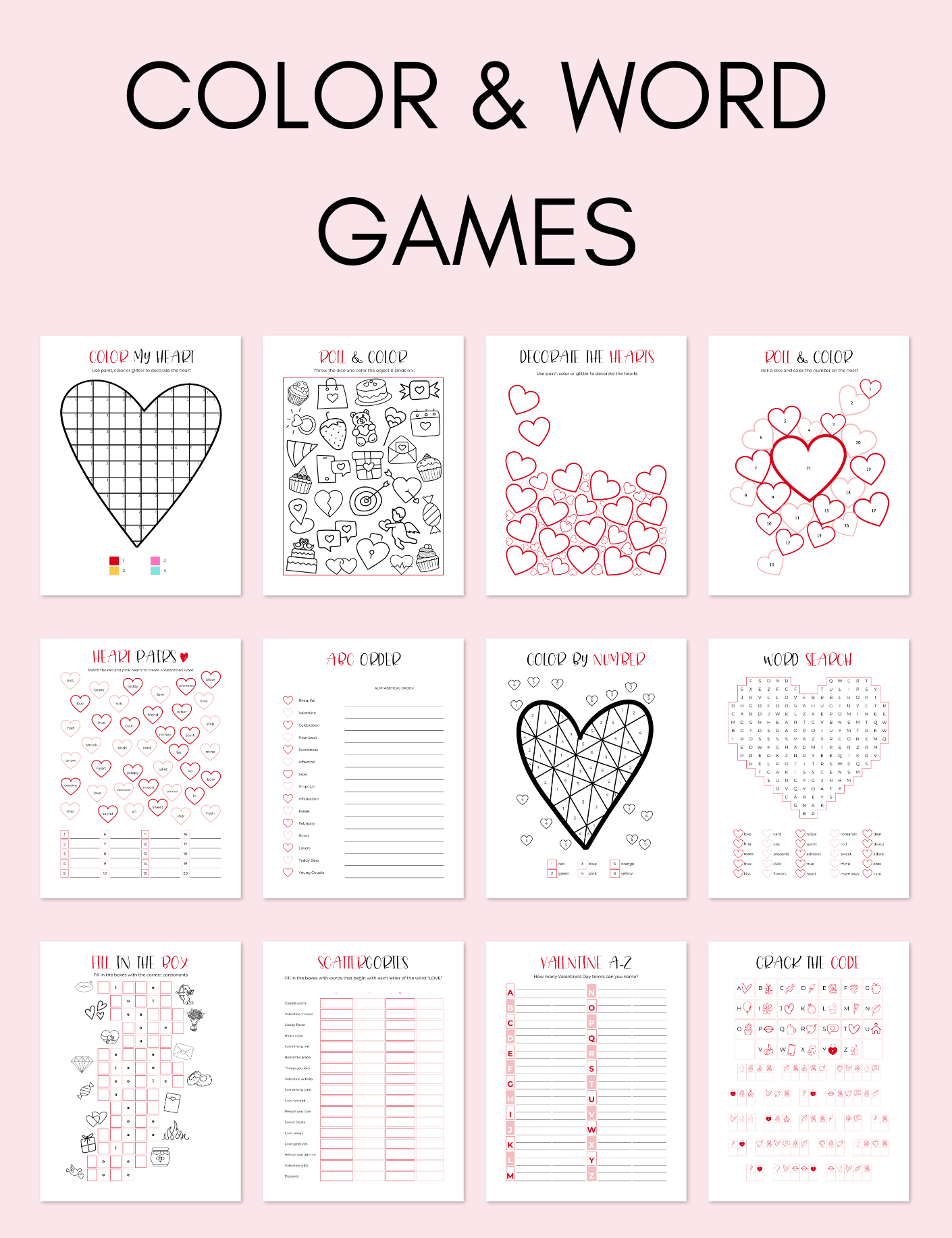 Valentine's Day Activity Pack