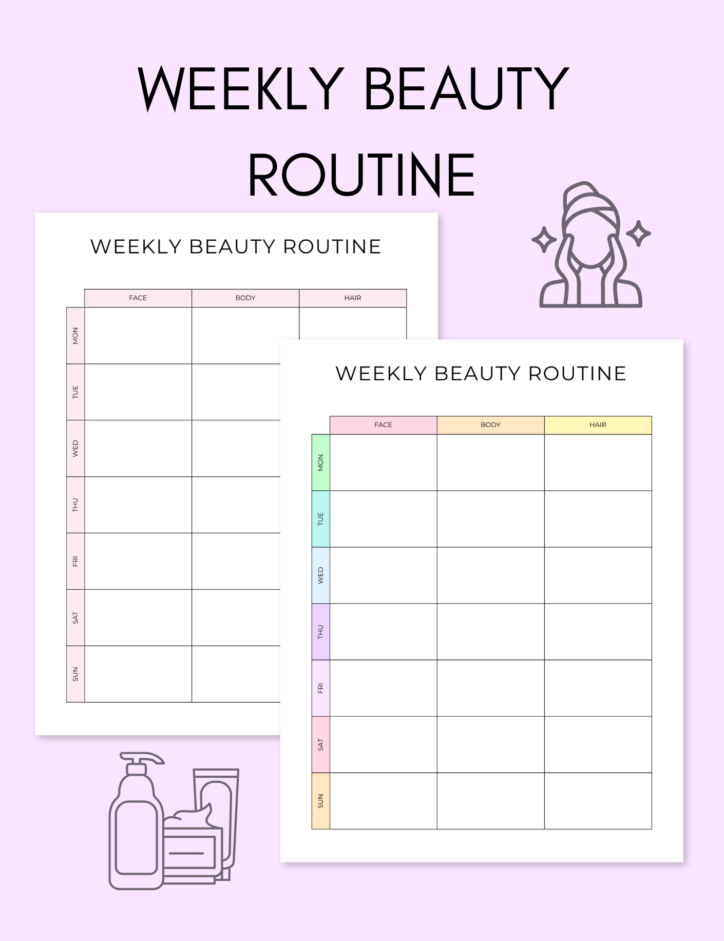 Weekly Beauty Routine – Paper & Pearl