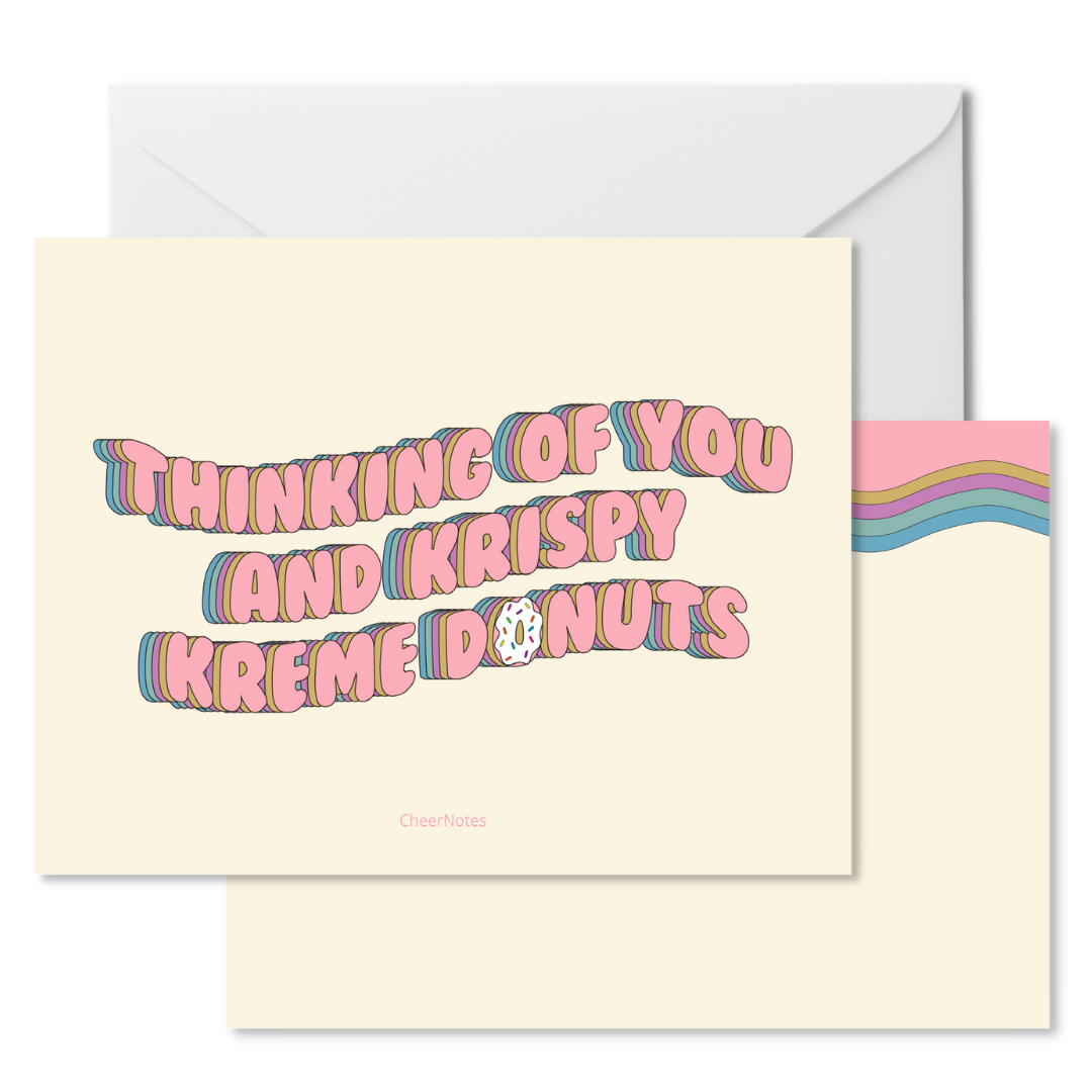 You & Krispy Kreme Social Stationery