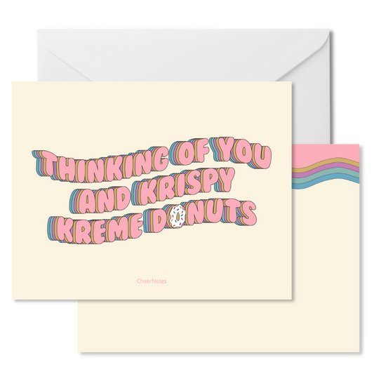You & Krispy Kreme Social Stationery