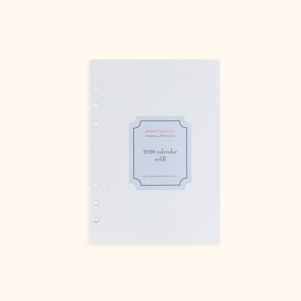 A5 Inserts for Weekly Planner Personal Portfolio 2026