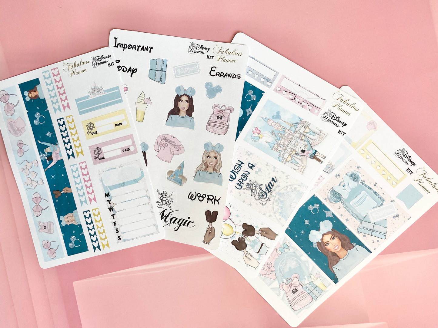 Magical Park Sticker Set New - 4 Sheets