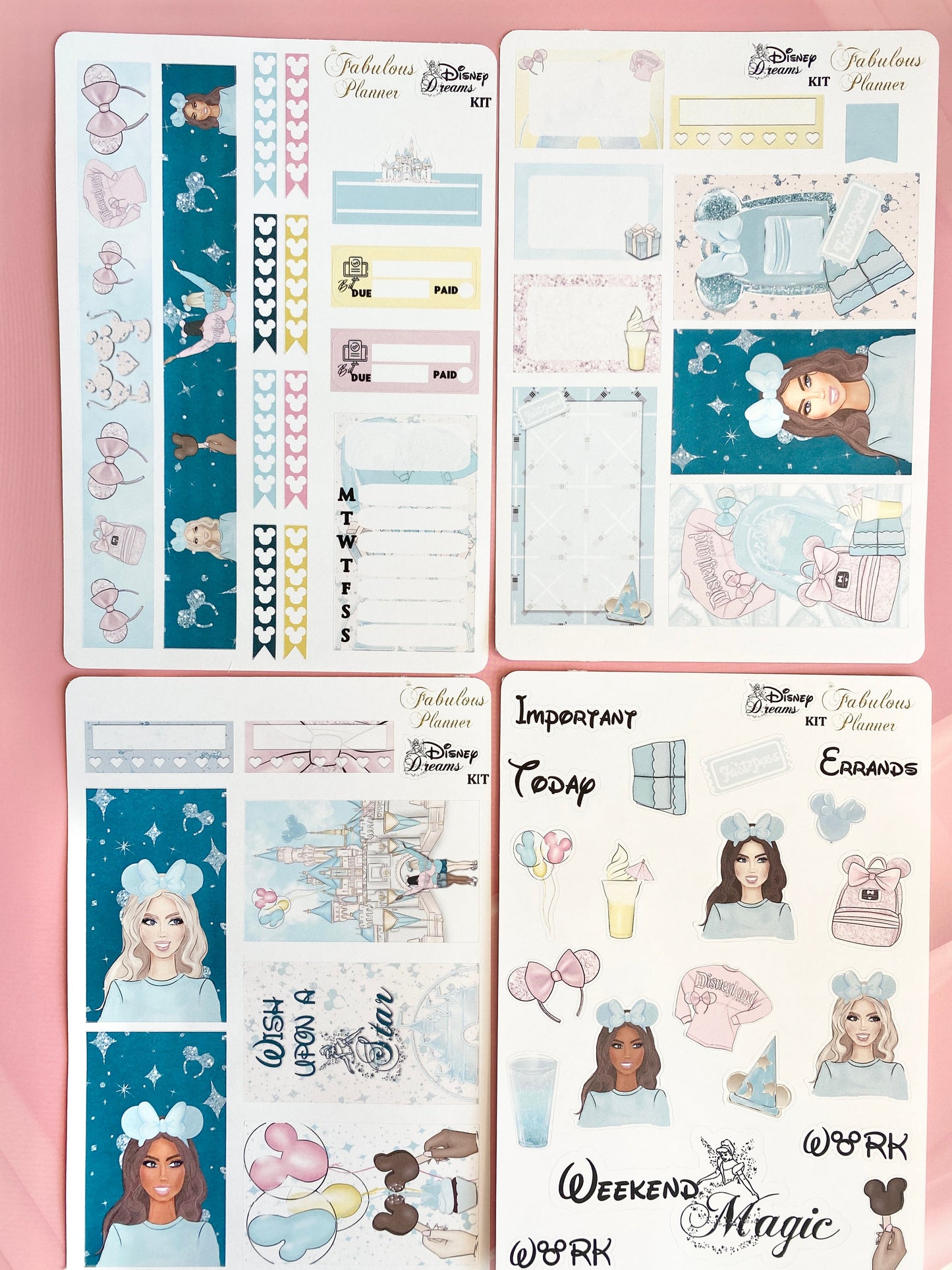 Magical Park Sticker Set New - 4 Sheets