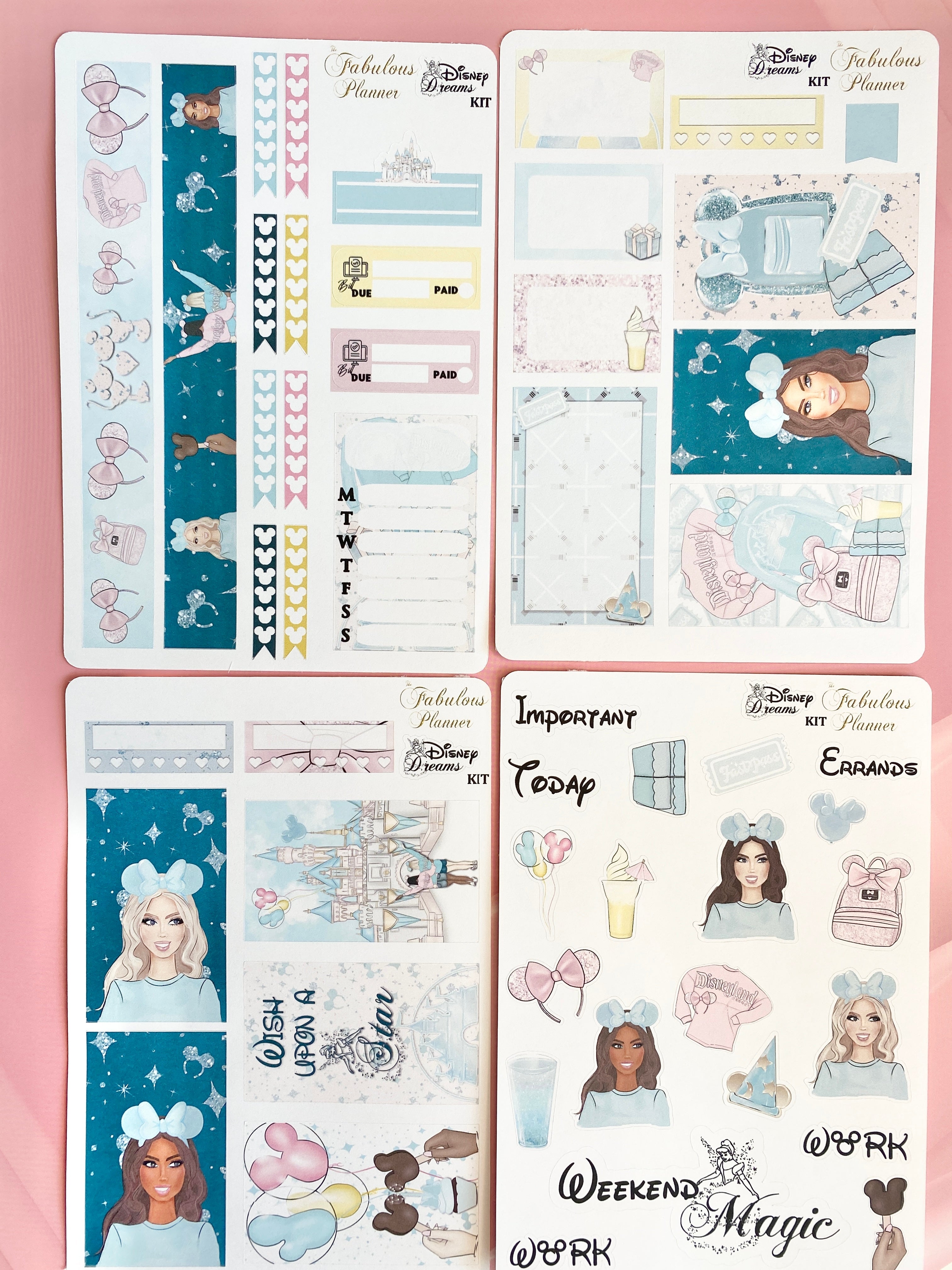 Magical Park Sticker Set New - 4 Sheets