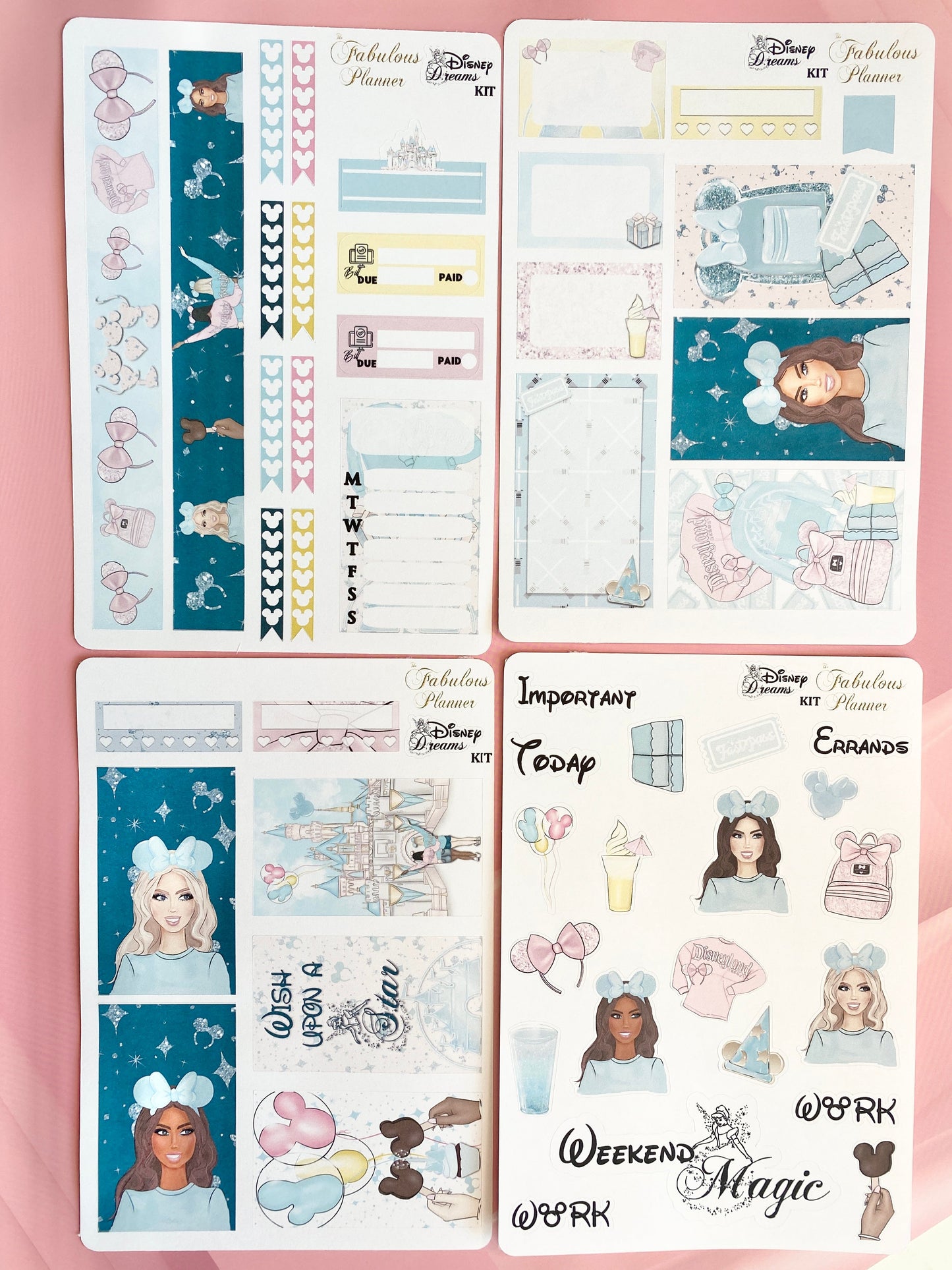 Magical Park Sticker Set New - 4 Sheets