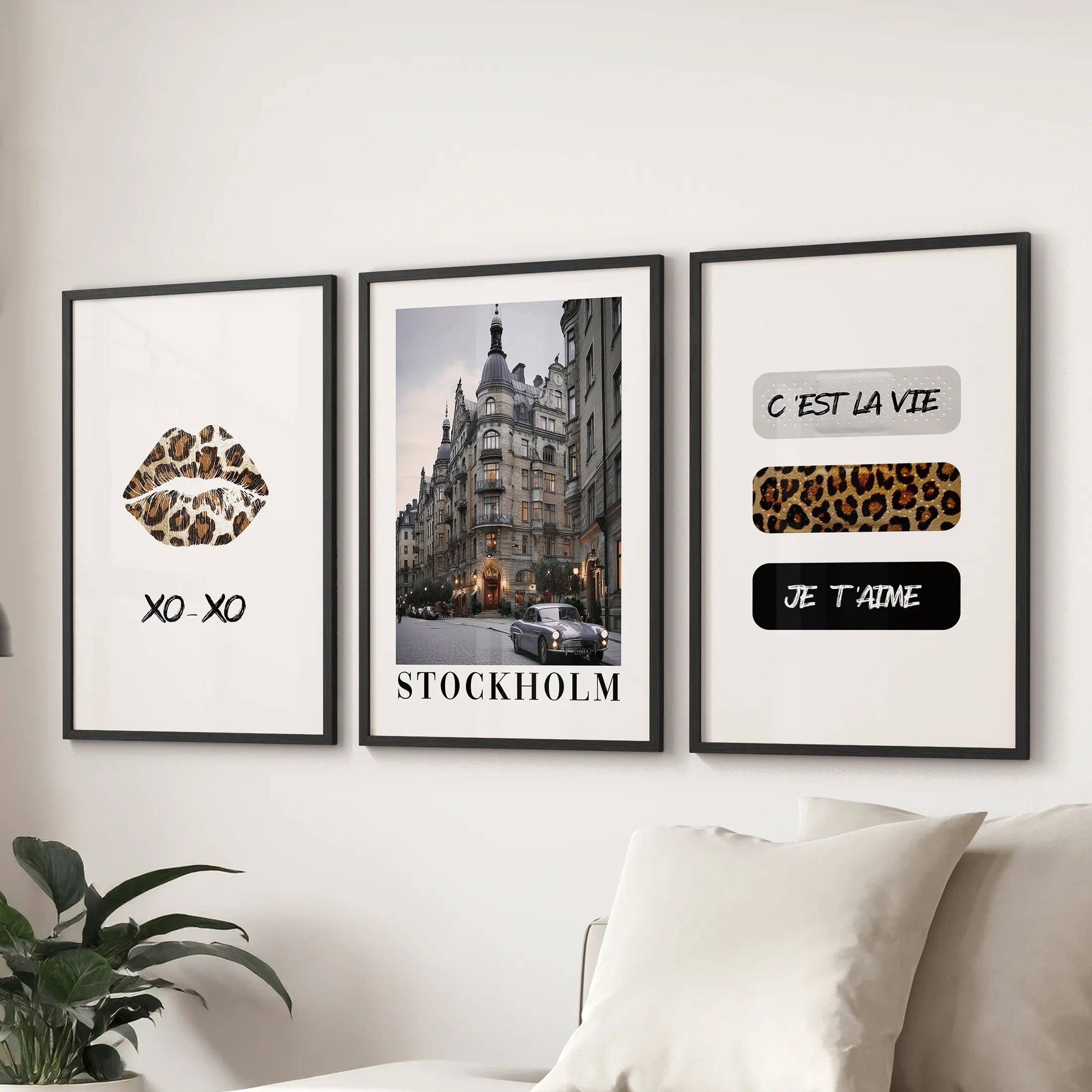 Retro Coquette Aesthetic Decor. Set of 3 Fashion Art Prints