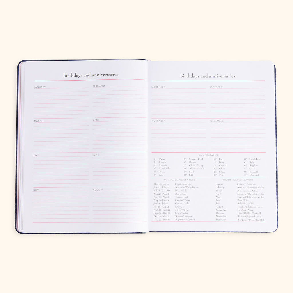 momAgenda Desktop 12-Month Planner 2026